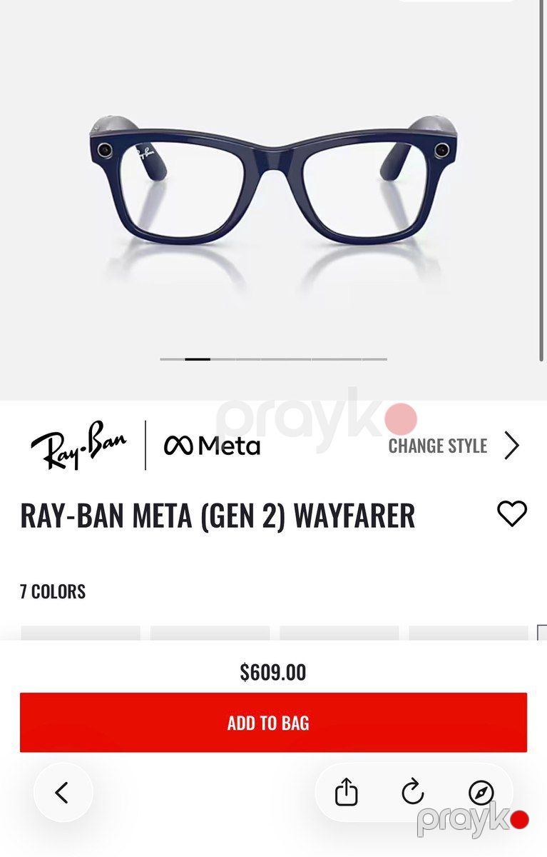 Ray-Ban original eynək — Şəxsi əşyalar, Bakı (3)