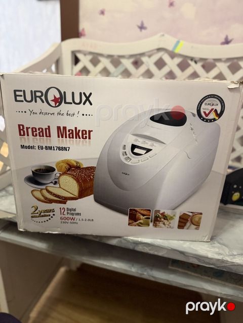 Eurolux Bread Maker – Model: EU-BM1768N7 - 12 rəqəmsal proqram: ağ — Digah