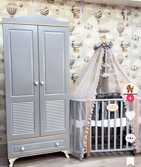 Dolab boz rengde 150 azn Transformer Bewik 2 Matrasli 60 azn wekil — Children's room