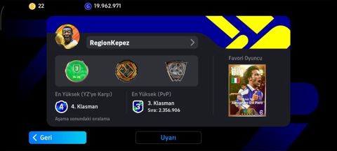 EFootball hesabı – RegionKepez - Platform: eFootball 2025 (25–26 — Gəncə