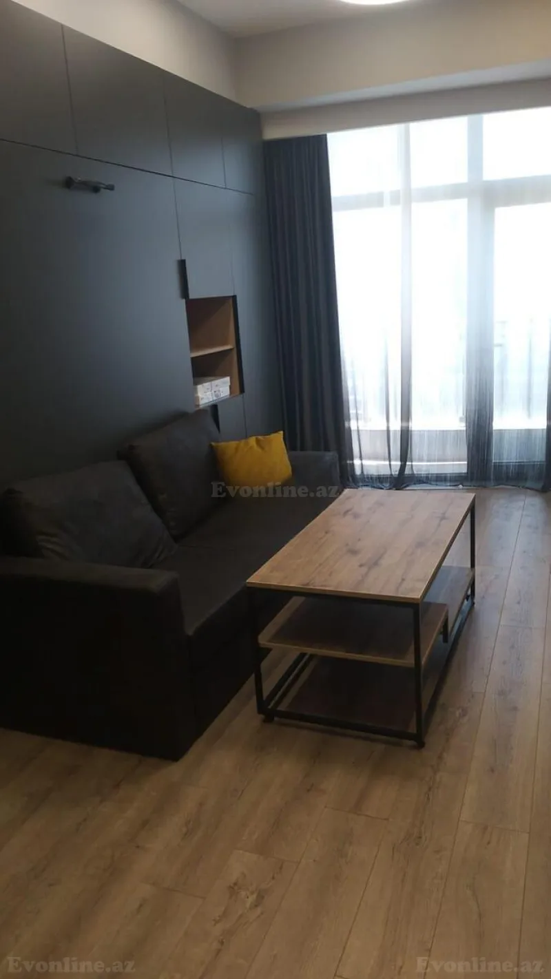 Kirayə verilir 1 otaqlı Mənzil Yeni tikili 60 m² Bakı, Nəsimi r — Mənzil, Bakı (2)