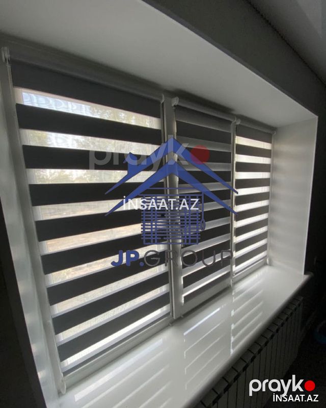 Zebra Jalüzlər — Pəncərələr, qapılar, balkonlar, Bakı (2)
