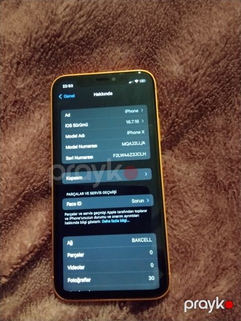 Apple iPhone X Silver 64GB/3GB — Bakı