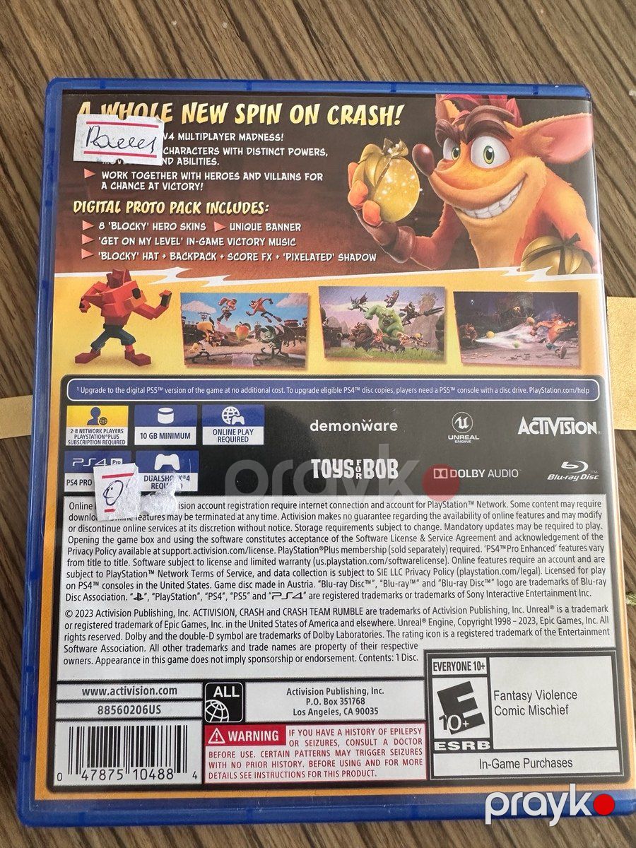 PS4 üçün Crash Team Rumble (Deluxe Cross-Gen Edition) oyunu — Oyunlar, konsollər və proqramlar, Bakı (2)