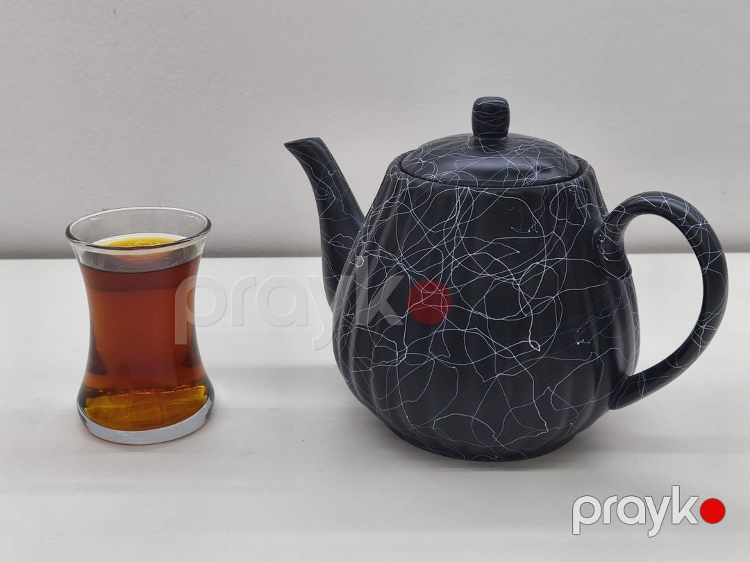 Dəmləmə çaydanı Beyaz Home BYZ-235, 900 ml, keramika, qara — Mallar, Bakı (3)
