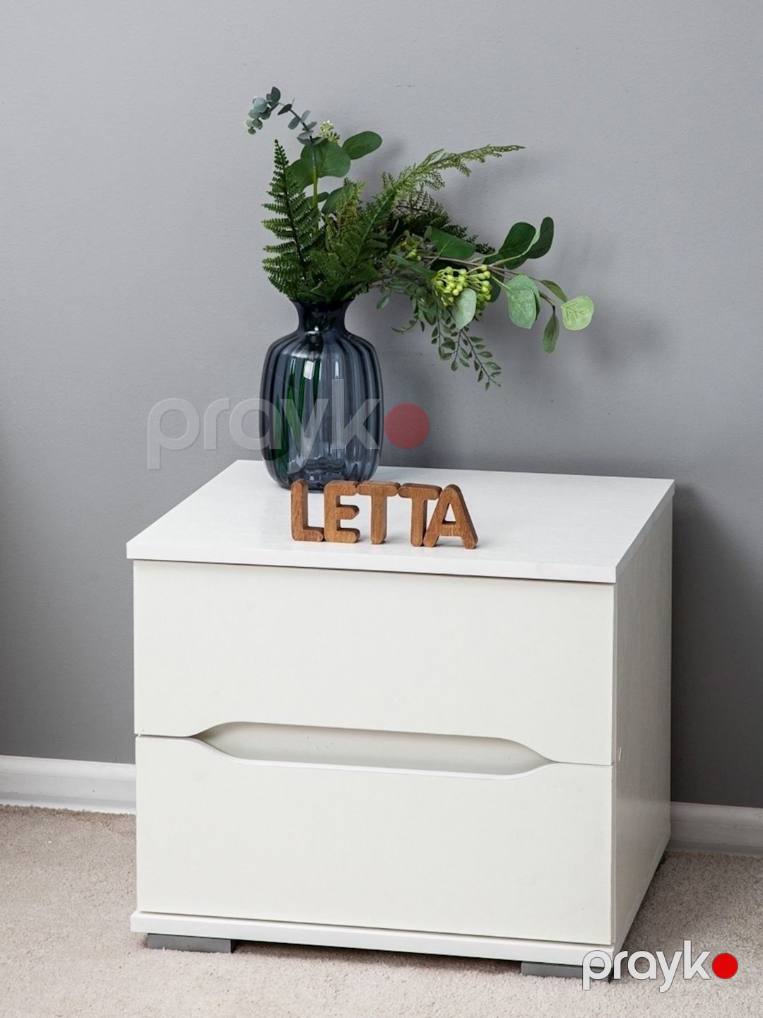 Çarpayıyanı tumba Letta 50x43x45 sm, Ldsp, ağ — Mallar, Bakı (3)