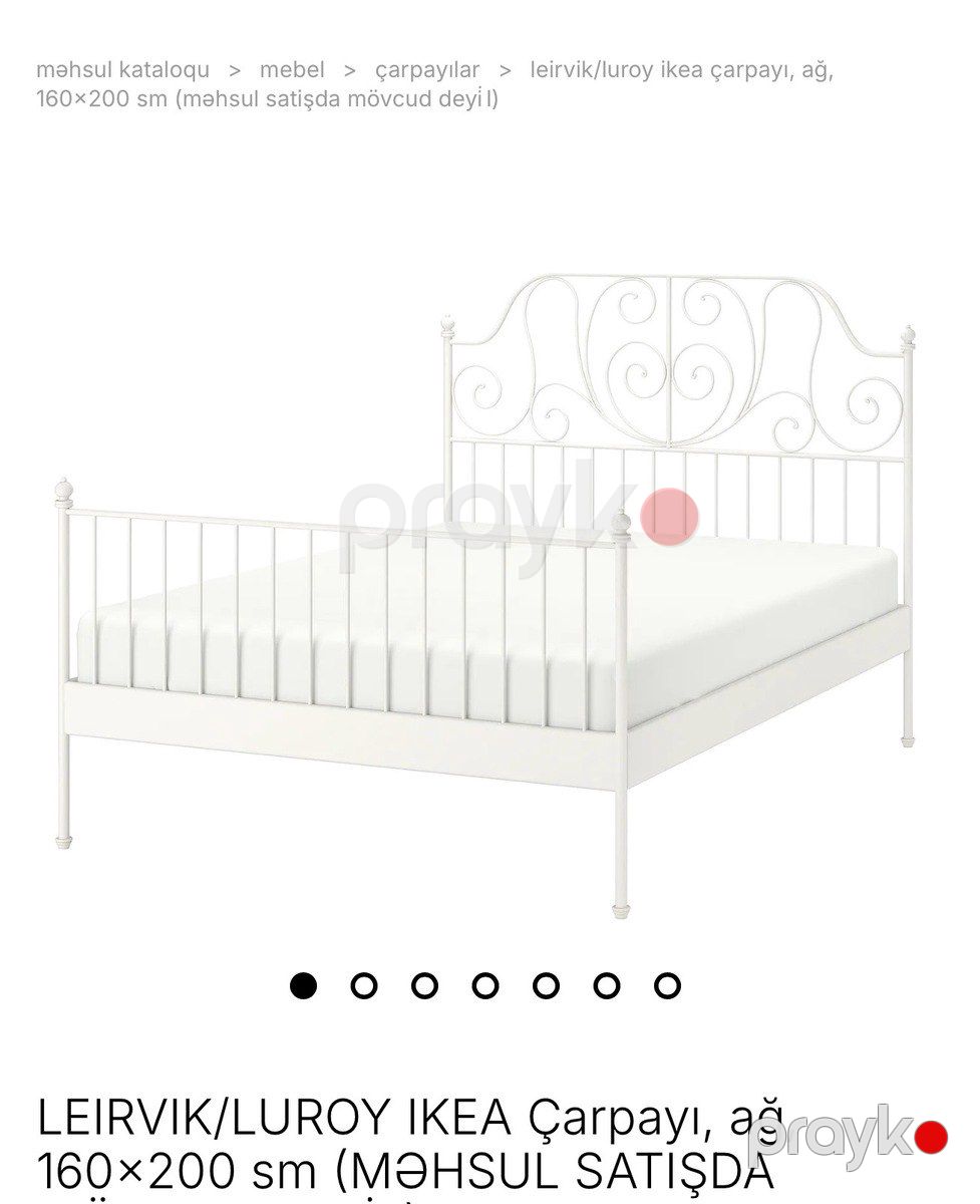 Çarpayı Ikea — Mebel, Bakı (3)