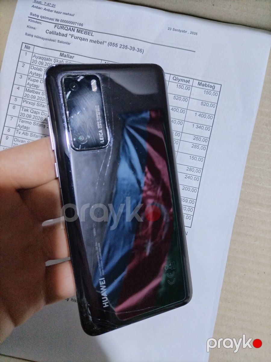 Huawei P40 Black 128GB/8GB — Smartfonlar, Cəlilabad (2)