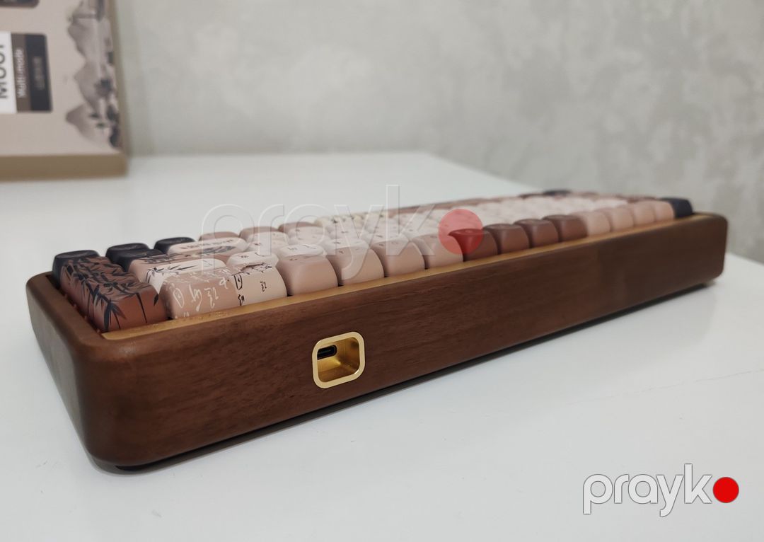 Akko MU01 Mountain Seclusion Mechanical Wooden Keyboard — Periferik cihazlar, Bakı (4)