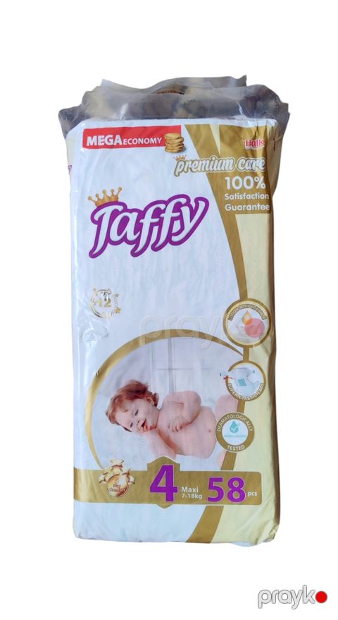 Uşaq bezləri Taffy Premium Care 4 Maxi, 7-18 kq, 58 əd — Bakı
