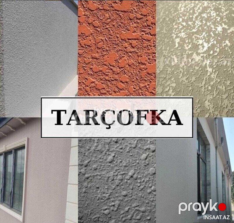 Fasad tarcofka boya isleri — Rənglər və vernik, Bakı (4)