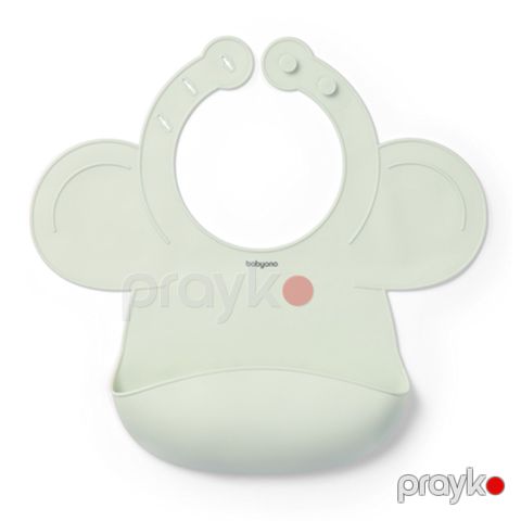 Önlük Babyono, Silikon, 6m+, Açıq yaşıl — Bakı