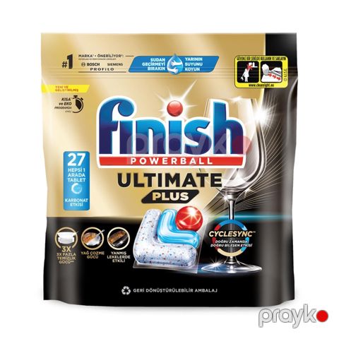 Qabyuyan maşın üçün həblər Finish Ultimate Plus, 27 əd — Bakı