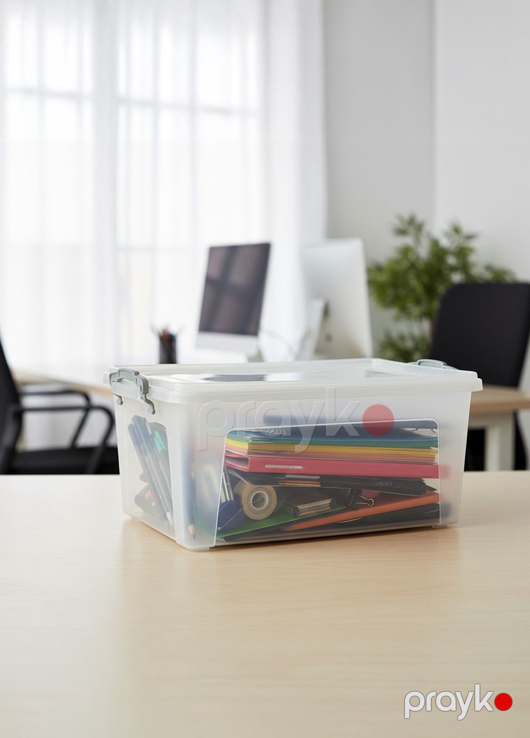 Saxlama qabı StarsPlast, 15 l, plastik, 410x275x187 mm, şəffaf — Mallar, Bakı (3)