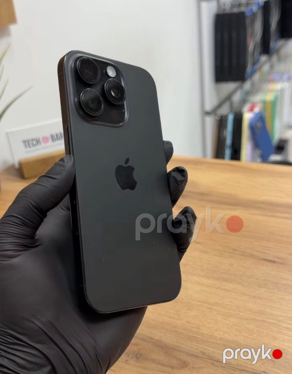 Apple iPhone 16 Pro Black Titanium 128GB/8GB — Smartfonlar, Bakı (7)