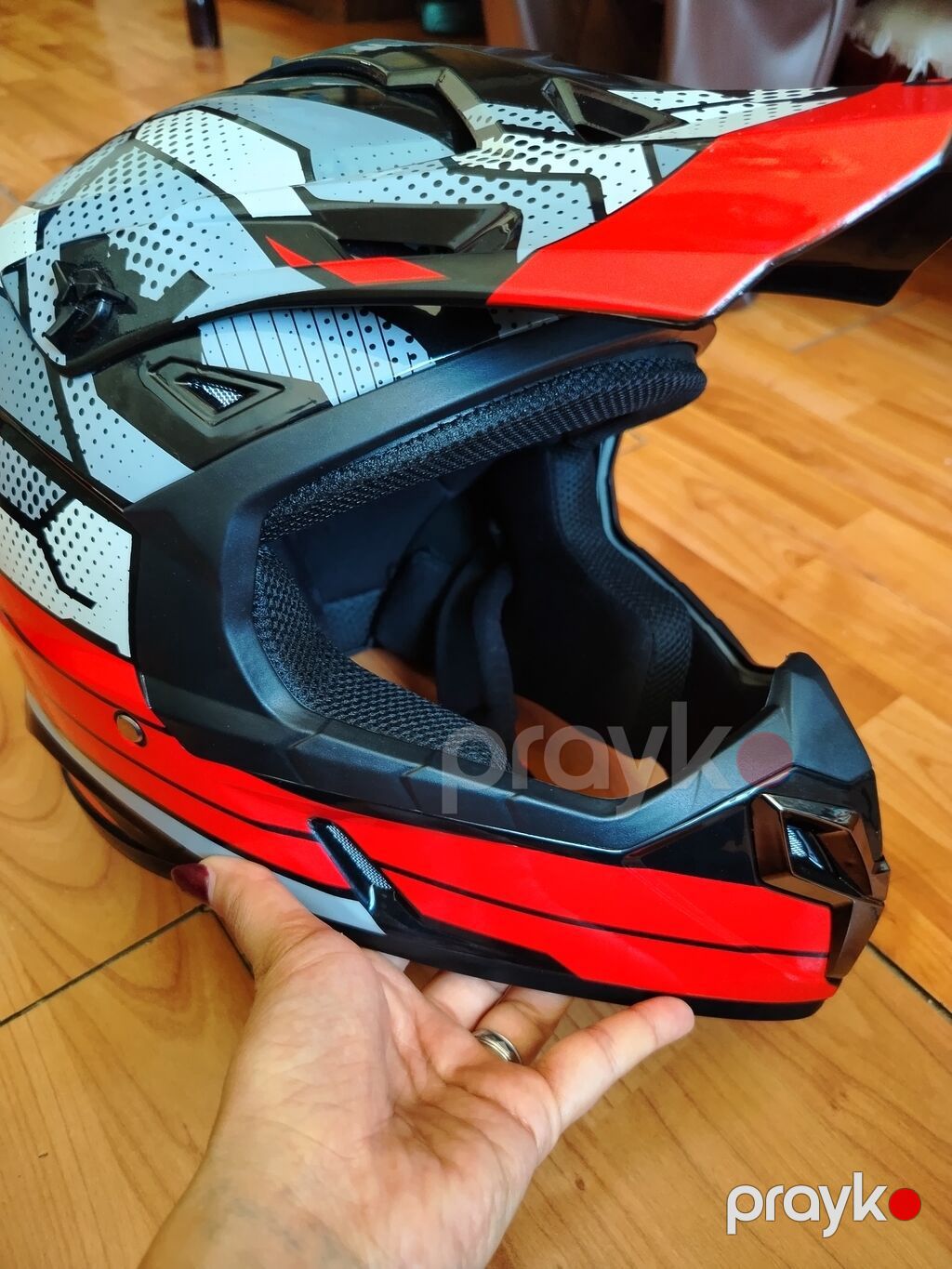 Motokros/enduro tipli tam üzlü kask - Rəng və dizayn — Motosiklet geyimi, Masazır (3)