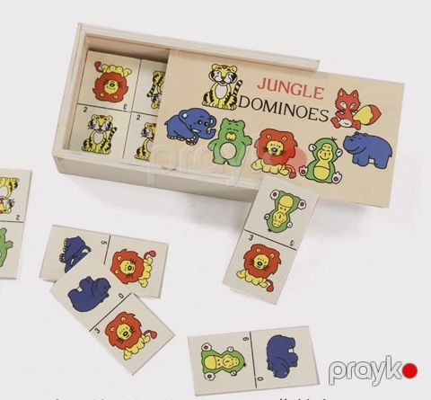 İnkişaf etdirən oyun dəsti Jungle Dominoes 13621_30 — Bakı