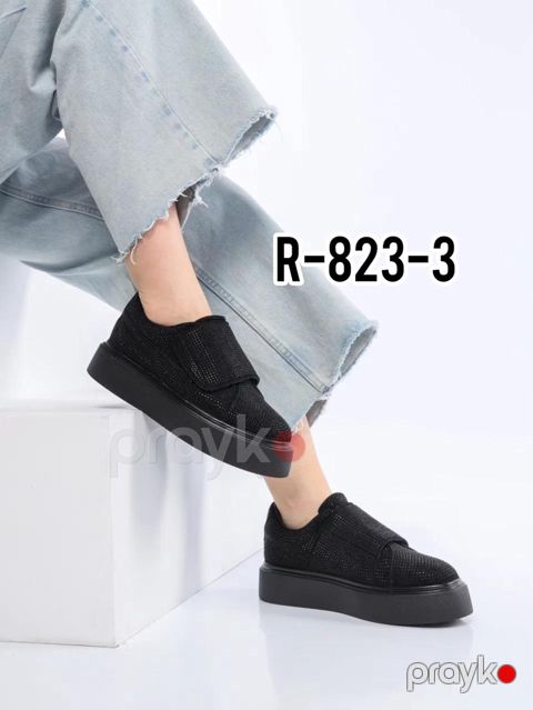 Qadınlar üçün sliponlar R-823-3, qara, süni dəri, ölçü 39 — Bakı