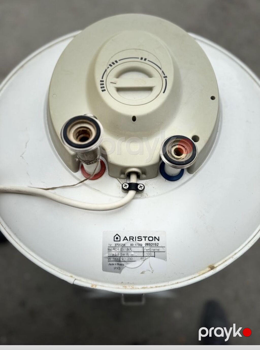 Ariston 100 l, İşlənmiş, Kredit yoxdur, Ünvandan götürmə — Su qızdırıcılar, Bakı (3)