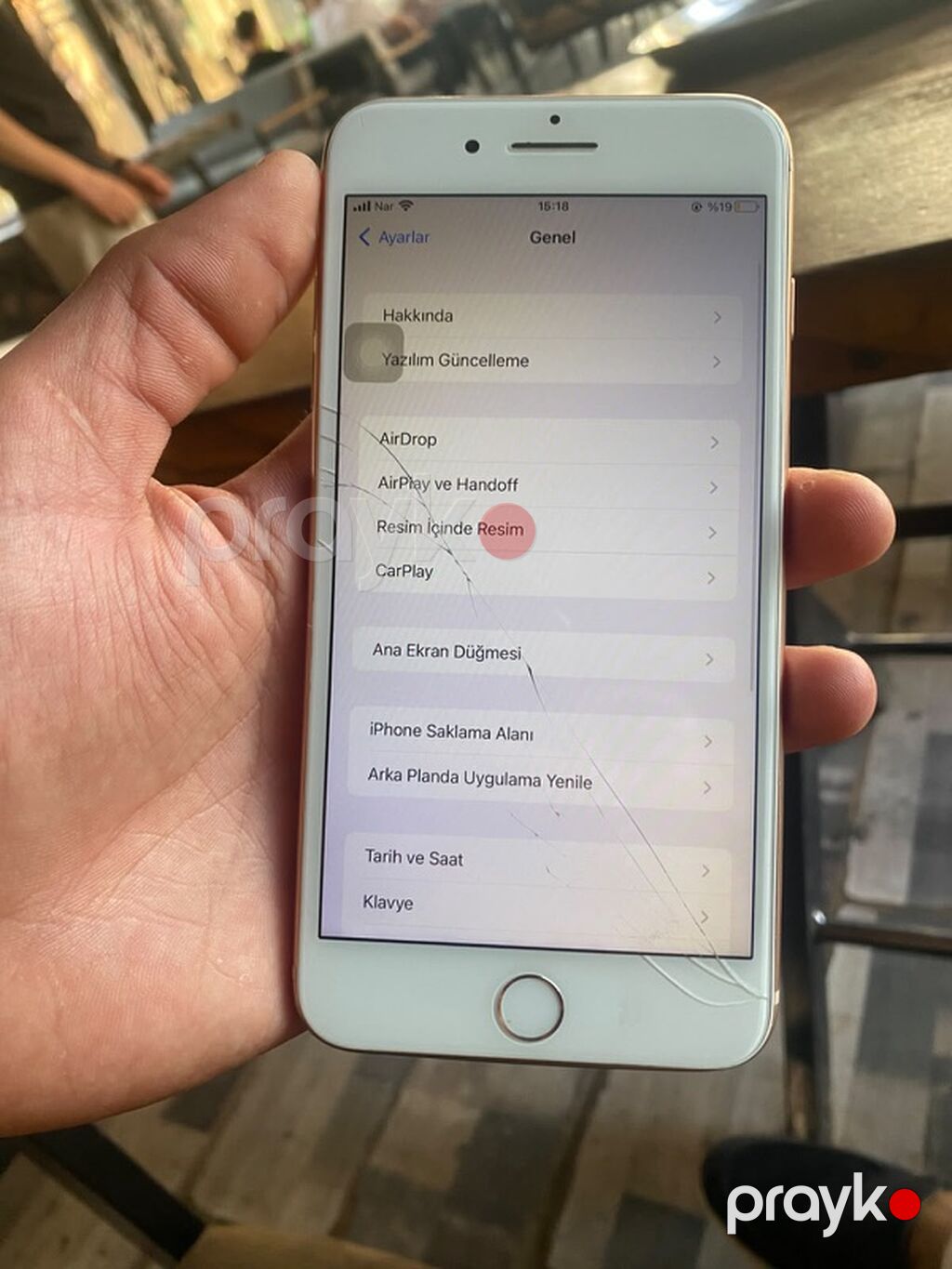 IPhone 8 Plus, Qızılı, Qırıq — Apple iPhone, Gəncə (4)