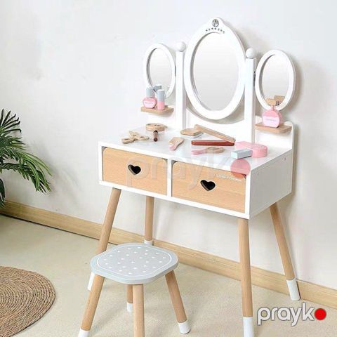 Uşaqlar üçün oturacaqlı trümo 45359, 96.5x55x59 sm, ağ/qəhvəyi — Bakı