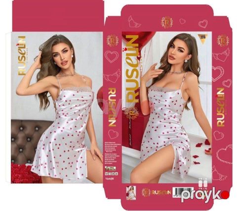 Gecə köynəyi, ağ, satin, ölçü S/M — Bakı