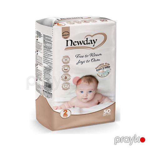 Uşaq bezi Newday Mini 2, 3-6 kq, 50 əd — Bakı