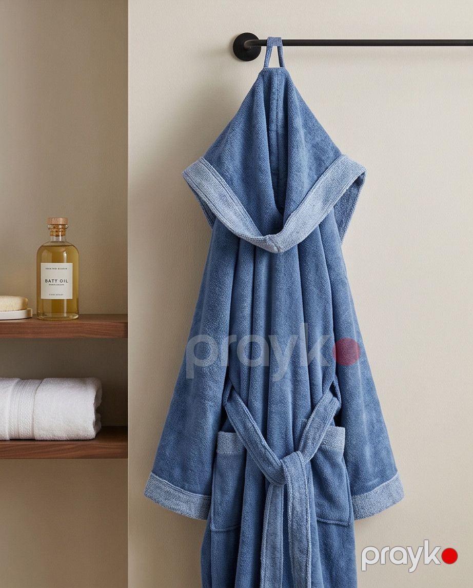 Hamam xələti kişilər üçün 2492096, göy/mavi, pambıq, ölçü S/M — Mallar, Bakı (3)
