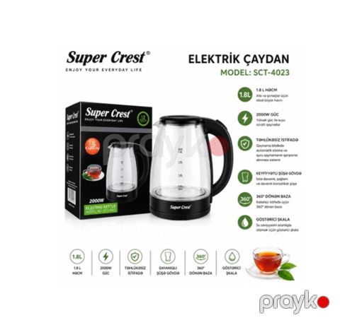 Elektrik çaydan Super Crest SCT-4023 — Bakı