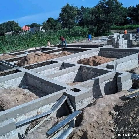 Betonlama Manalitedek Bunovreden Tikinti — Bakı