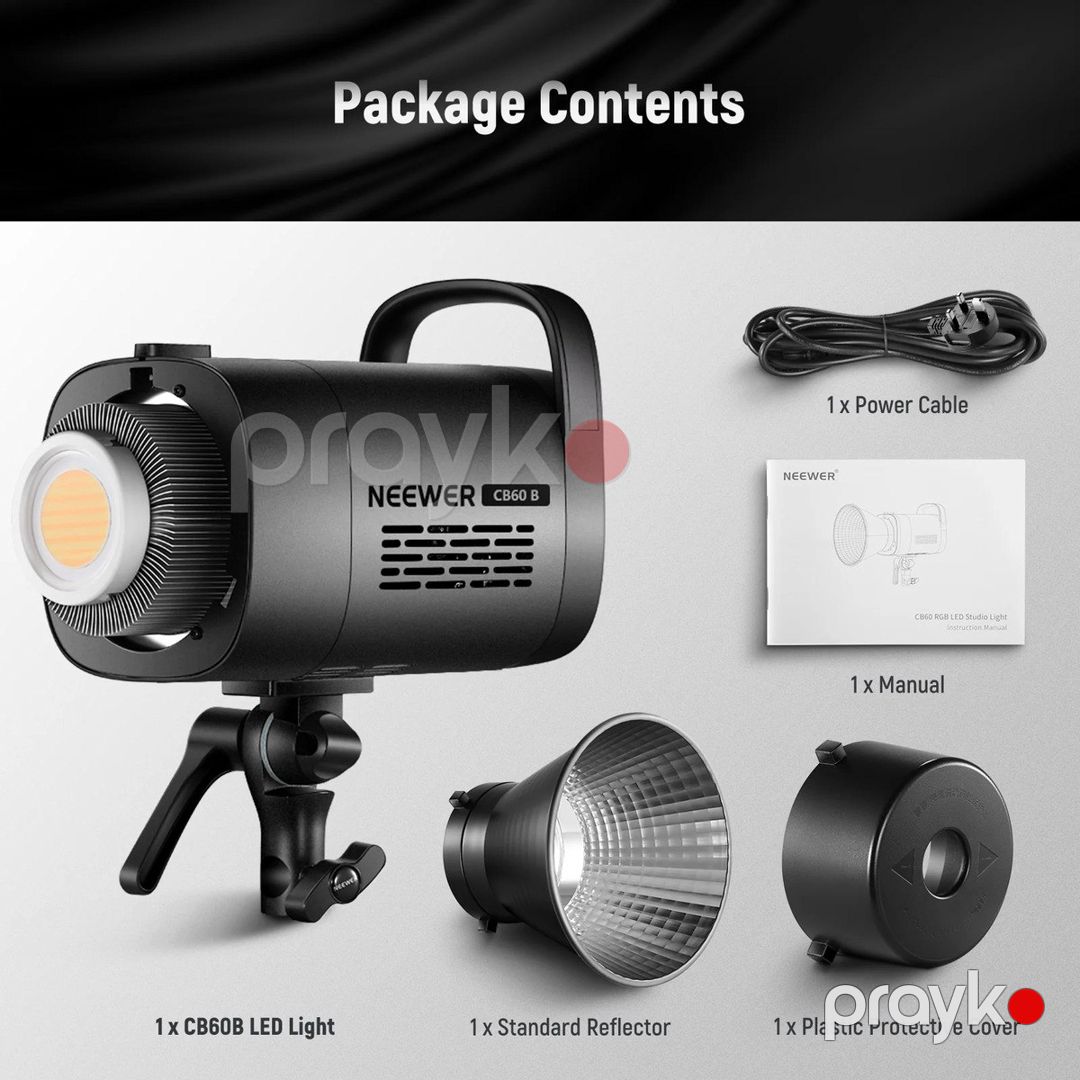Neewer CB60B Video və foto çəkilişlər üçün studiya işığı — Foto və video texnikası, Bakı (2)
