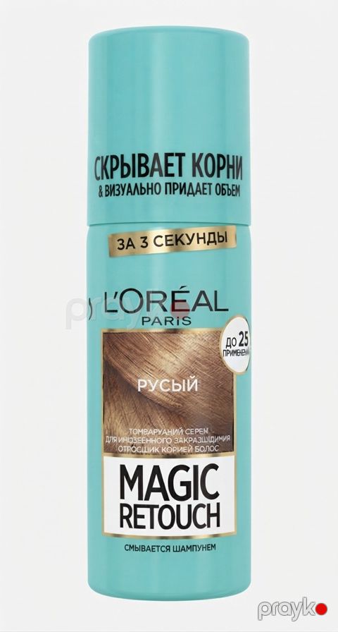 Saçlar üçün tonlayıcı sprey Magic Retouch Xurmayı, 75 ml, 25 istifadə — Bakı