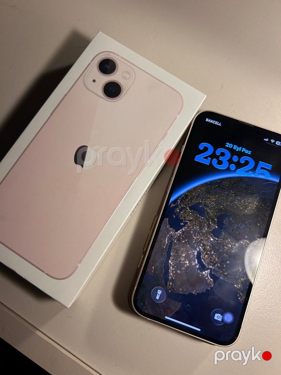 Apple iPhone 13 Pink 128GB/4GB — Smartfonlar, Bakı (3)