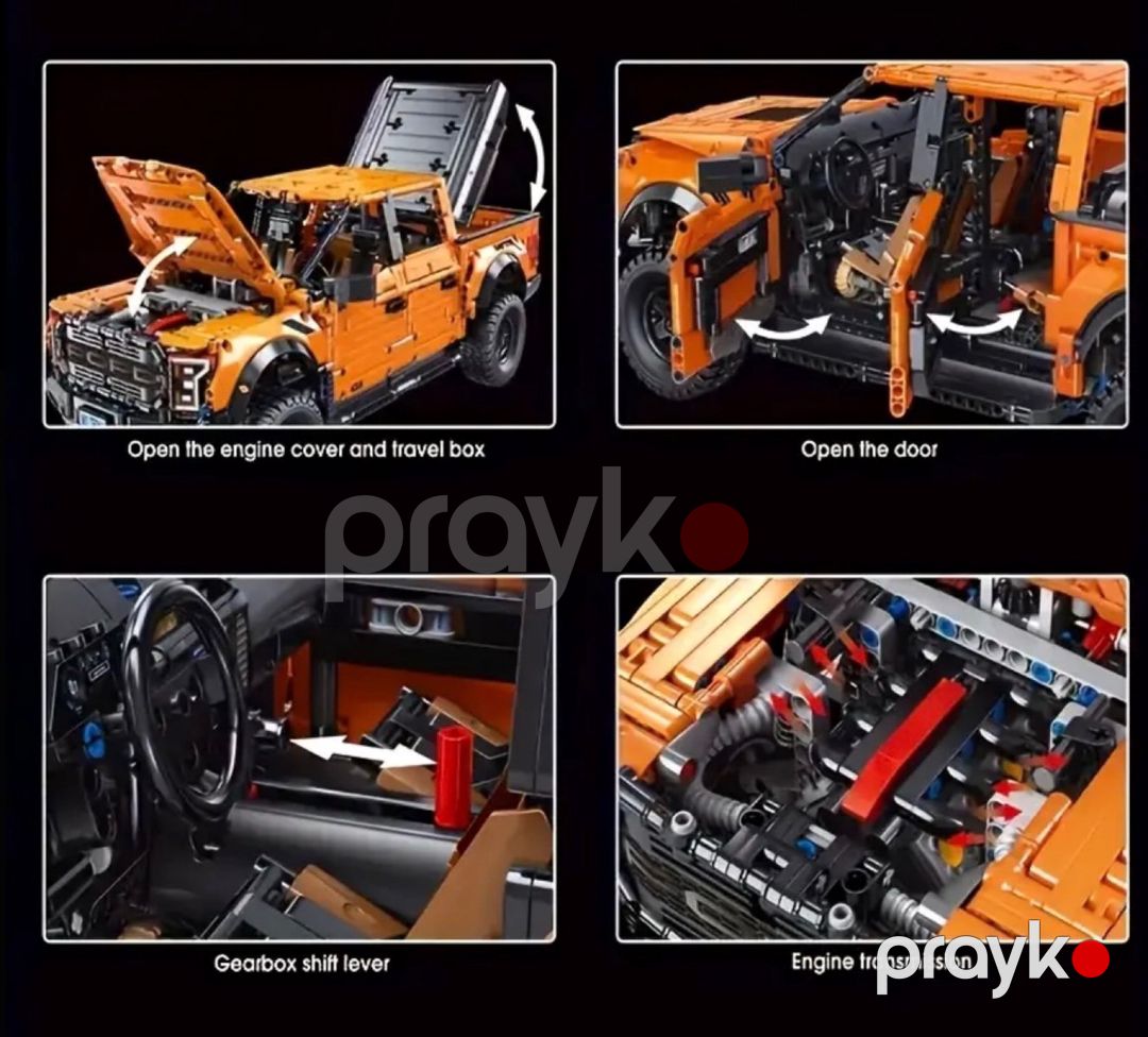 Turuncu off road Ford Pikab modeli — Kolleksiyalar, Bakı (4)