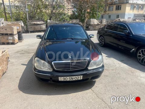 Mercedes S 320, 3.2 L, 2001 il, 495 000 km — Bakı