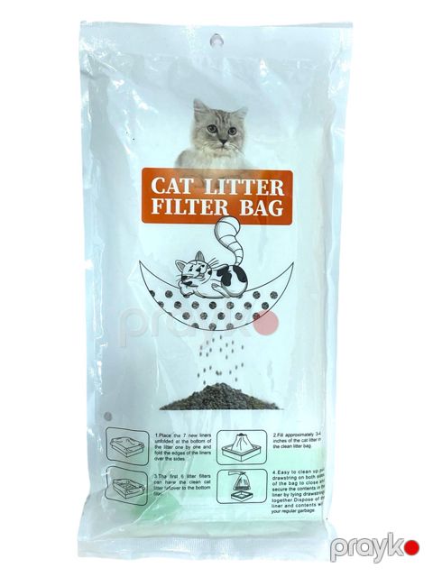 Pişik tualeti üçün filter torba Cat Litter, 94x45.7x0.032 sm, 7 əd, ölçü L — Bakı