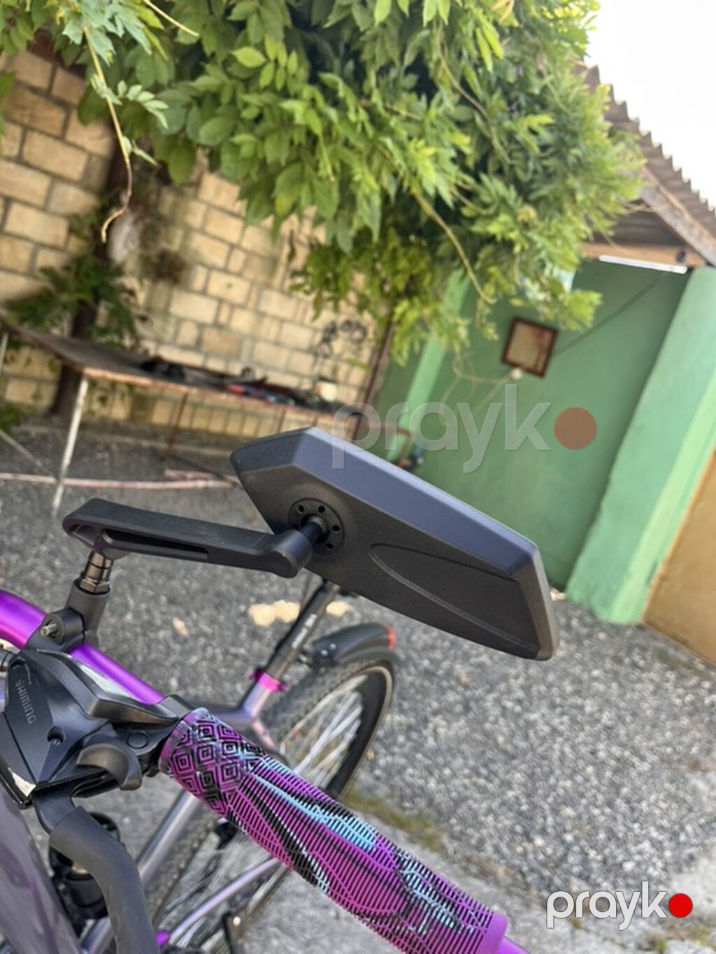 Dağ velosipedi – 27.5" təkərlər, alüminium çərçivə, bənövşəyi-boz rəng — Dağ velosipedləri, Xaçmaz (7)