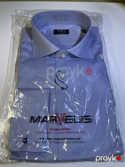 Köynək, Milano, 2XL, rəng - Mavi — Bakı