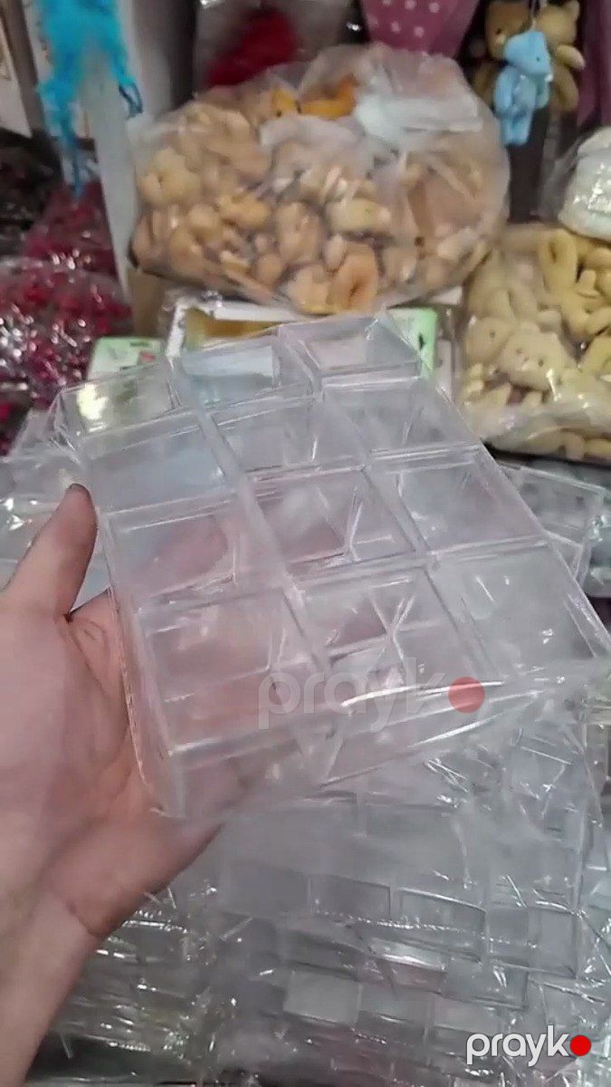 Şəffaf plastik kvadrat fiqurlar — Məişət malları, Bakı (2)
