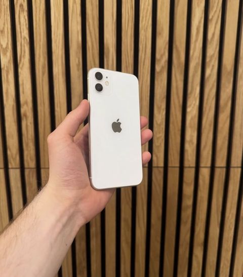 IPhone 11, 256 GB, Ağ, Zəmanət, Simsiz şarj, Face ID — Bakı