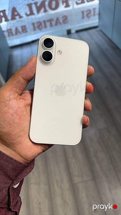 Apple iPhone 16 White 128GB/8GB — Bakı