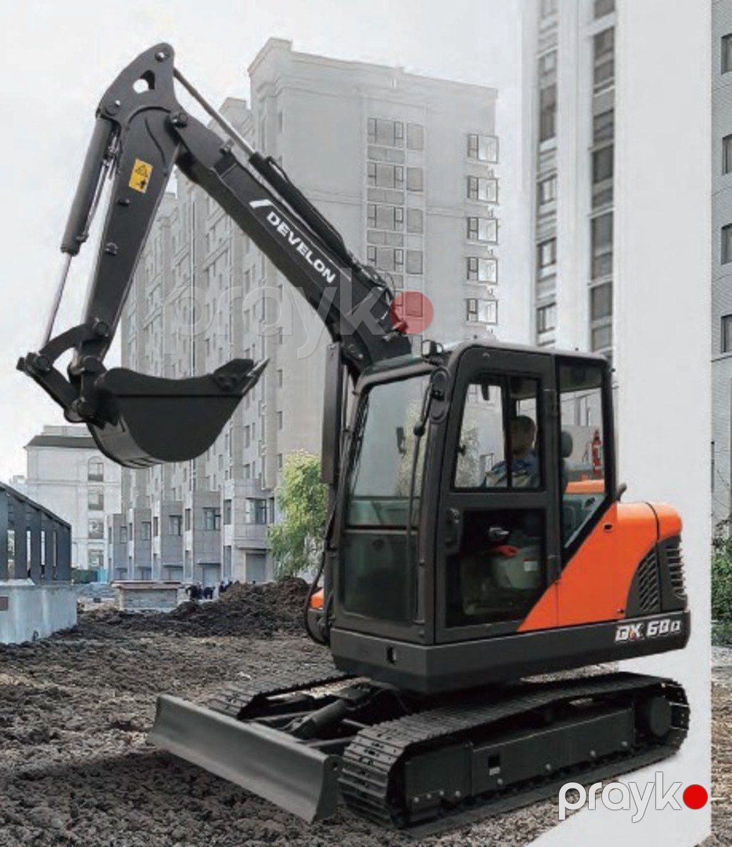 Develon DX60D mini tırtıllı ekskavator, 2026-cı il — İnşaat texnikası, Bakı (3)