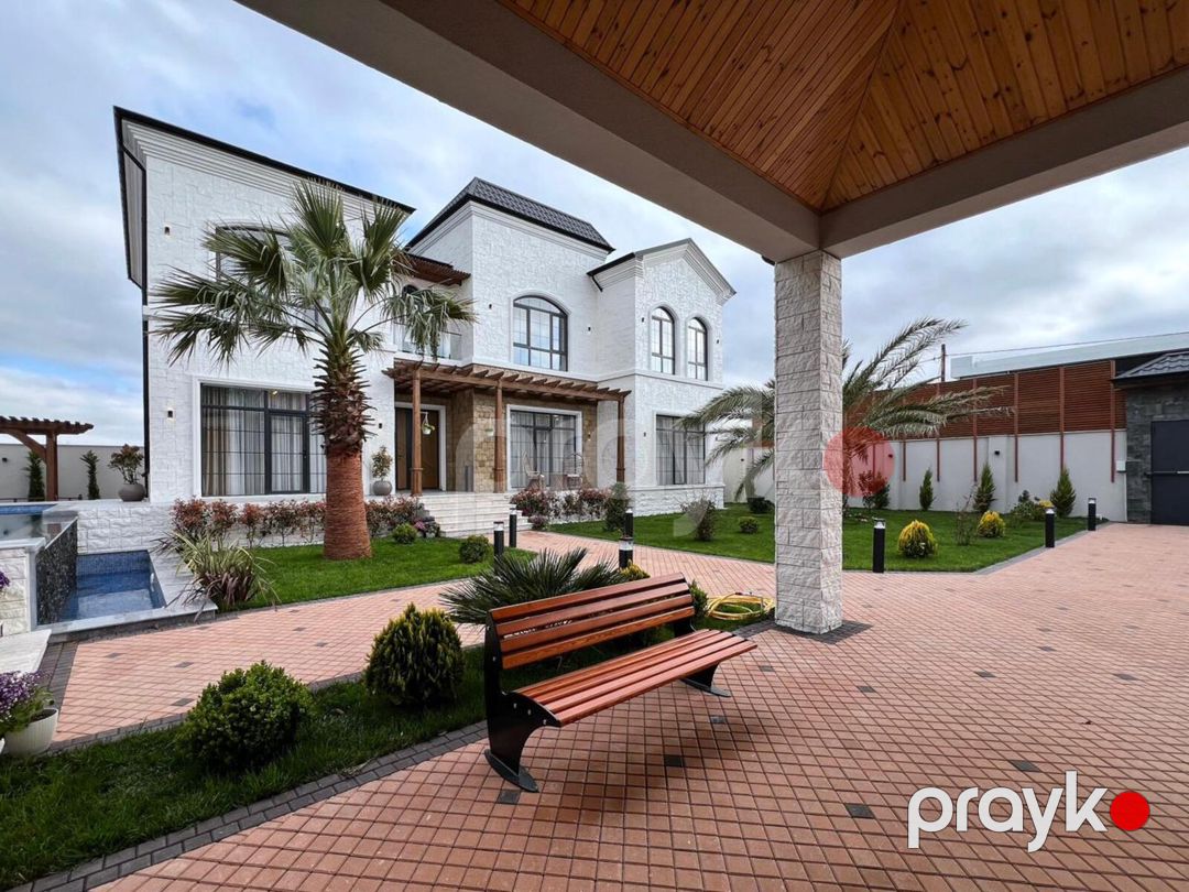 Satılır 6 otaqlı həyət evi/bağ evi 400 m² — Ev, villa, Bakı (4)