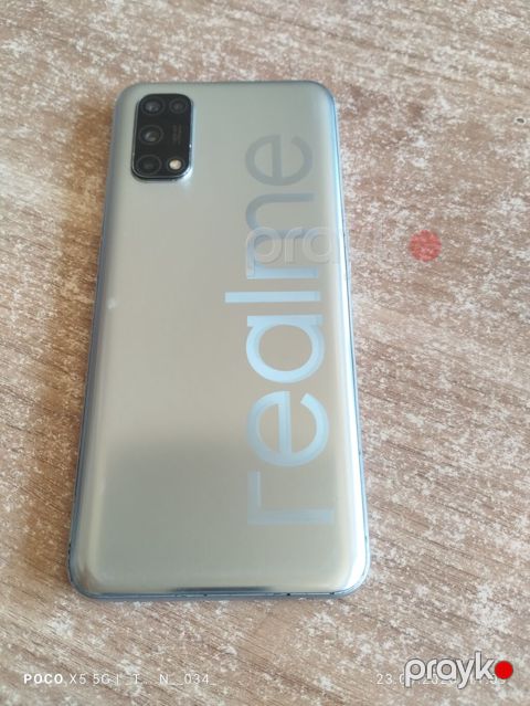 Realme 7 5G, 128 GB, rəng - Gümüşü, Qırıq — Göytəpə
