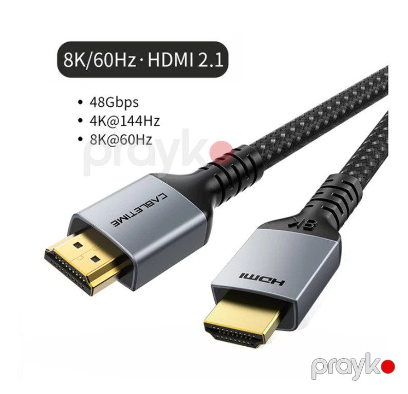 Kabel "HDMI 2.1 4K/144Hz 48Gbps" — Periferik cihazlar, Bakı (2)
