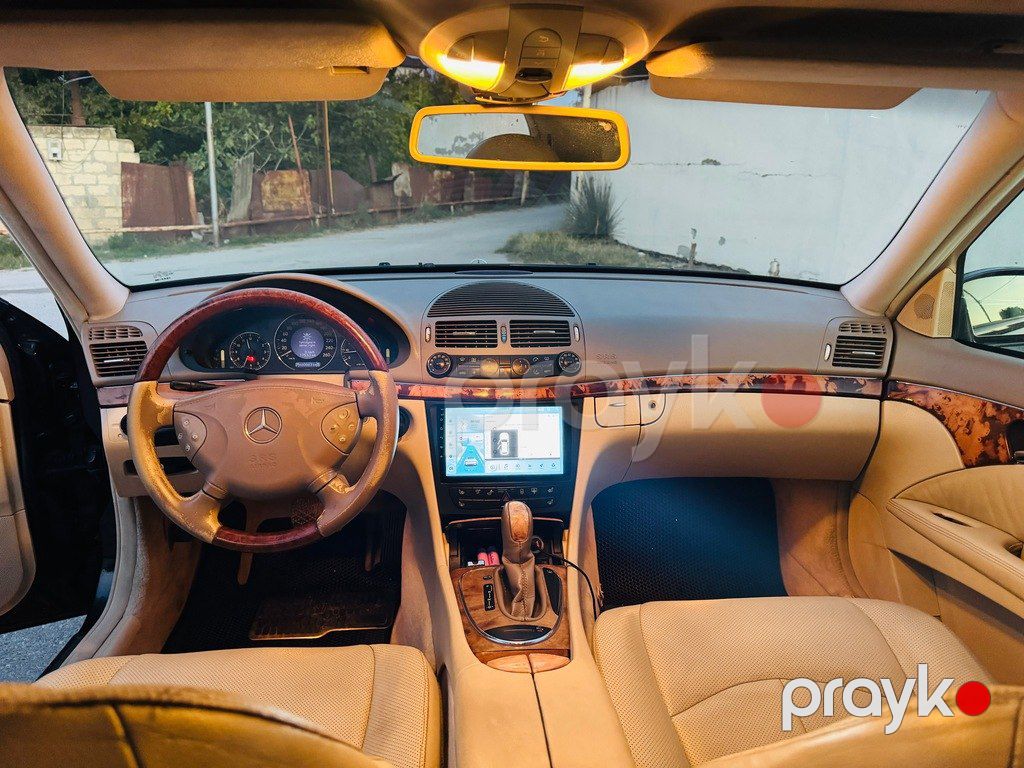 Mercedes E 320, 3.2 L, 2003 il, 460 000 km — Avtomobillər, Bakı (9)