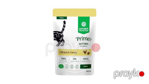 Natures Protectıon Prıme Kitten All Breeds with Chicken and Turkey grain free 85 g — Bakı