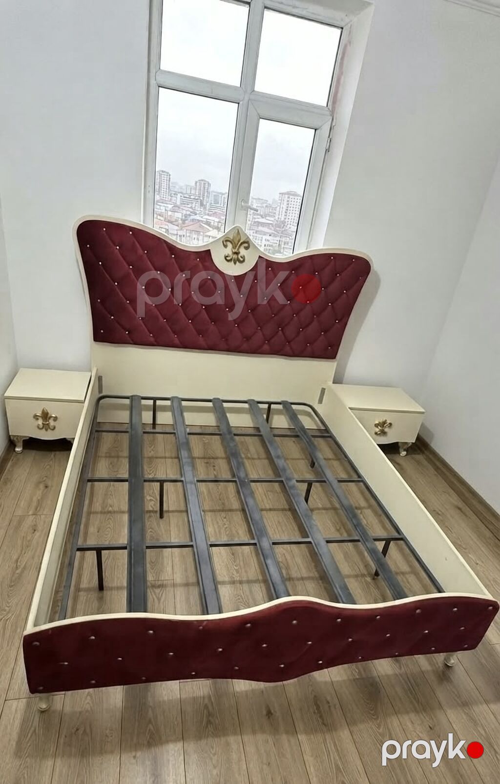 İkinəfərlik çarpayı, Dolab, Termo, 2 tumba, İşlənmiş — Yataq otağı mobilya dəstləri, Bakı (4)