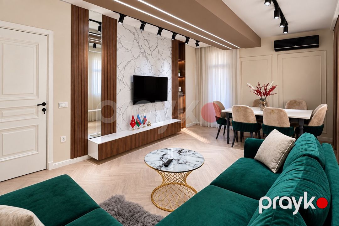 İcarəyə verilir 3 otaqlı yeni tikili 125 m² — Mənzil, Bakı (2)