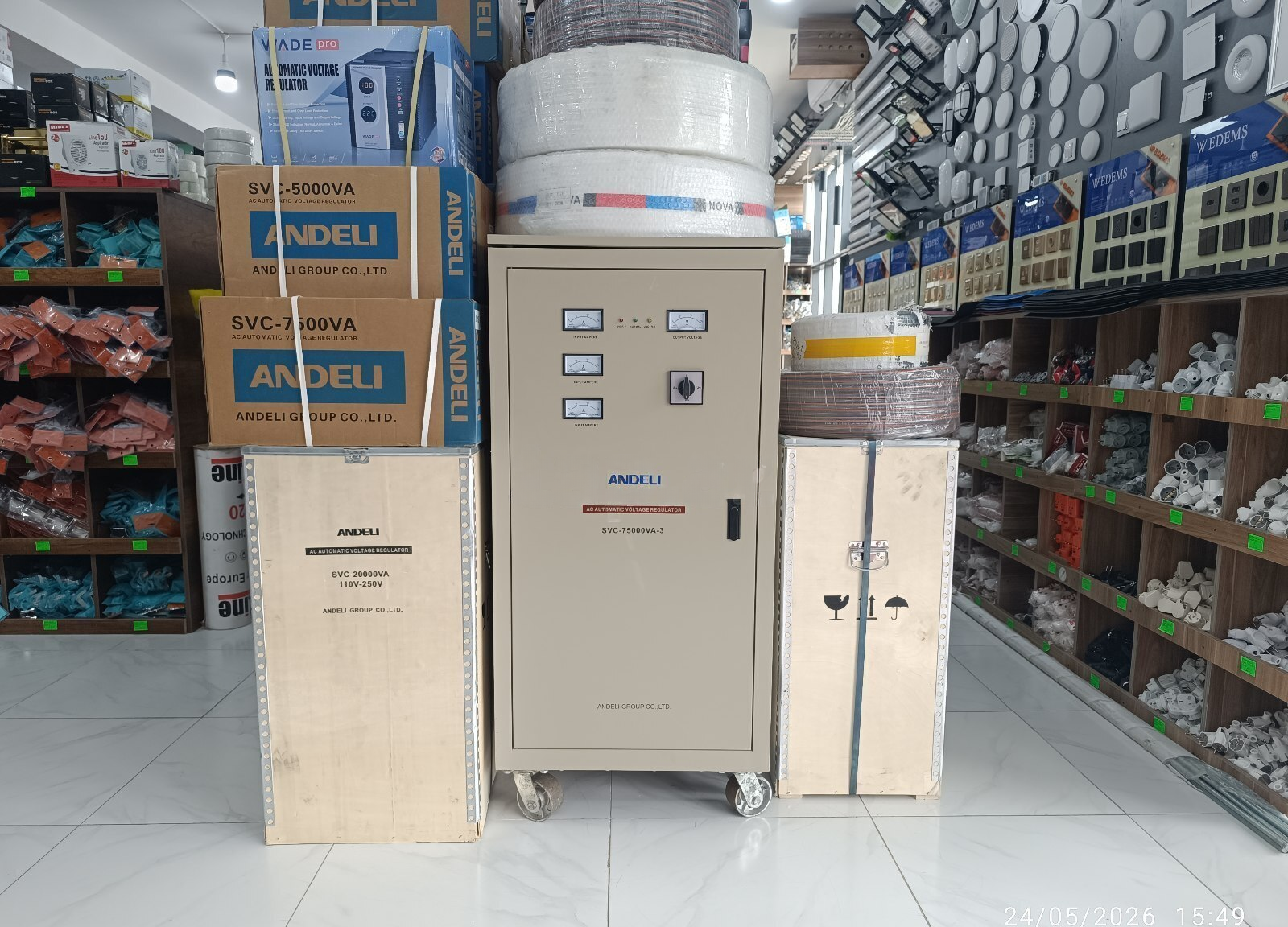 Gərginlik tənzimləyicisi Andeli avtomatik stabilizator — Mallar, Bakı (2)